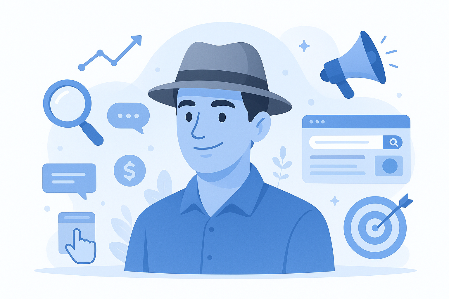 Man with a grey hat