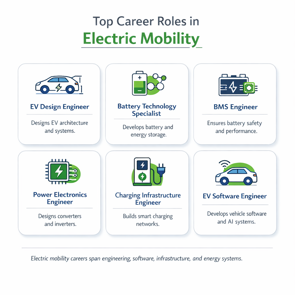 Top Career Roles in Electric Mobility