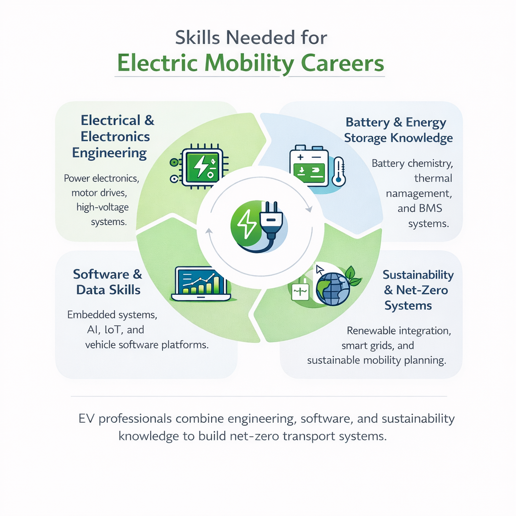 Skills needed for Electric Mobility Careers