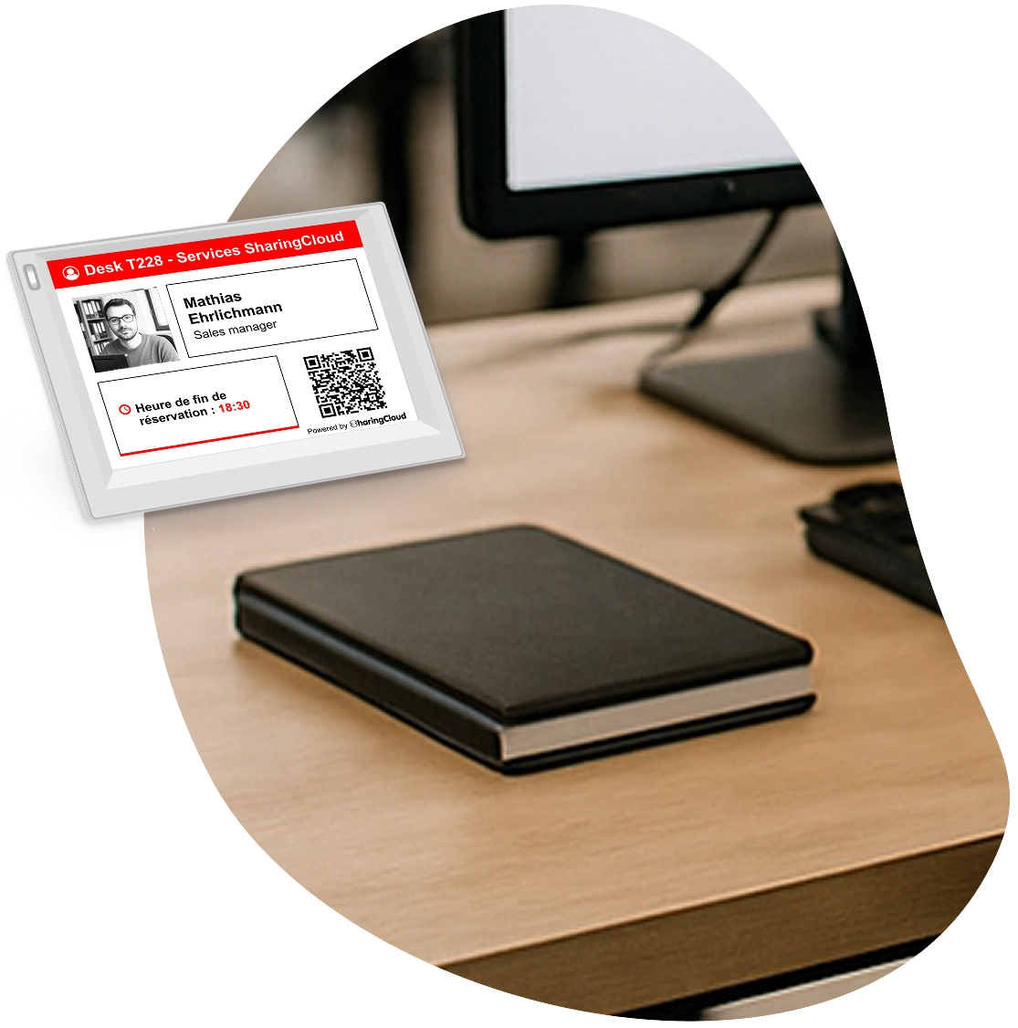 DeskTag sur un bureau