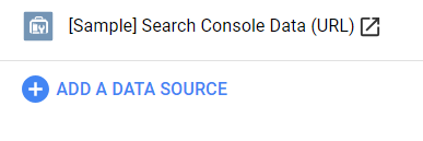 Data Studio add data sources