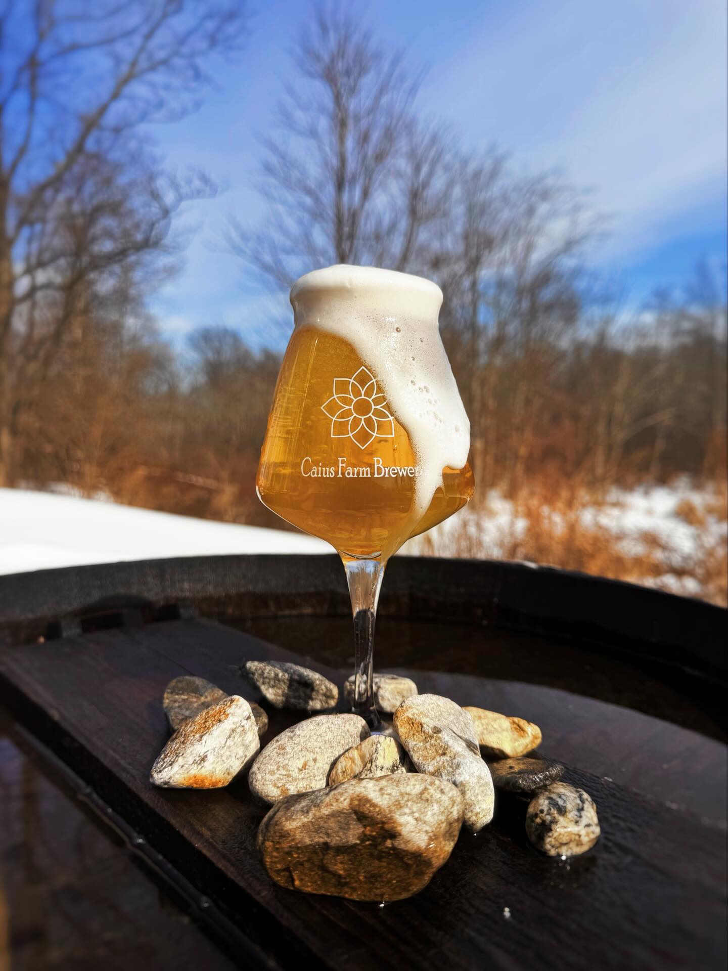 Instagram social icon, it can be clicked to reach the Caius Farm Brewery Instagram page.