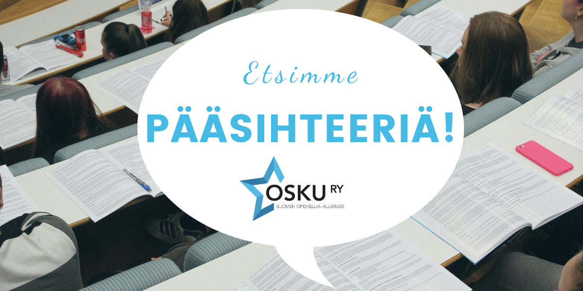 Etsimme pääsihteeriä