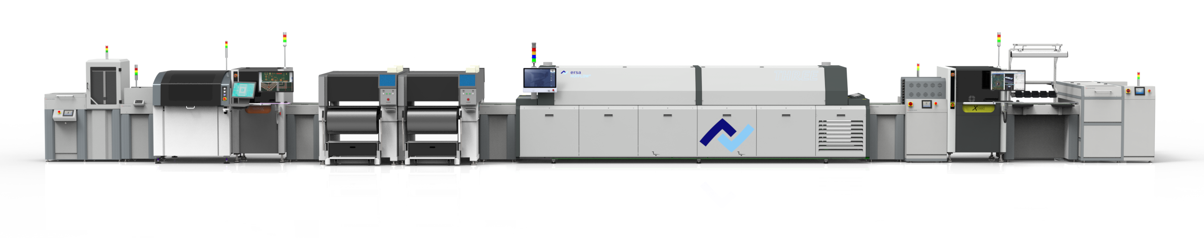 SMD Produktionsstrasse von Delsys