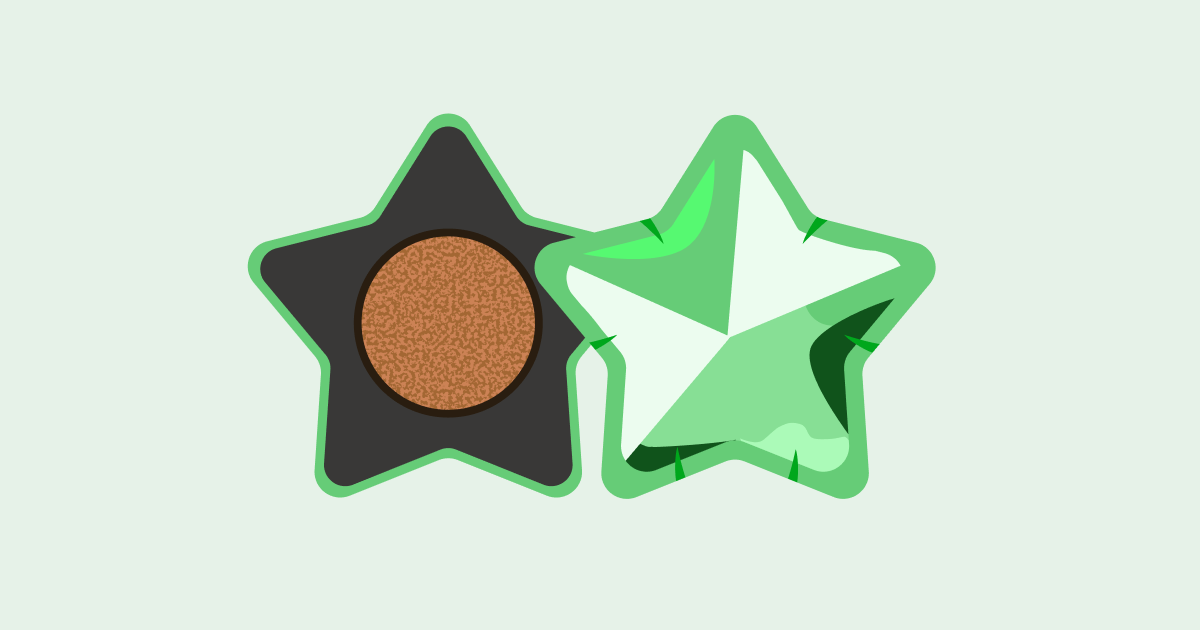 Illustration of the Marc Jacobs Born Star Cream-to-Powder Eyeshadow in On Brand