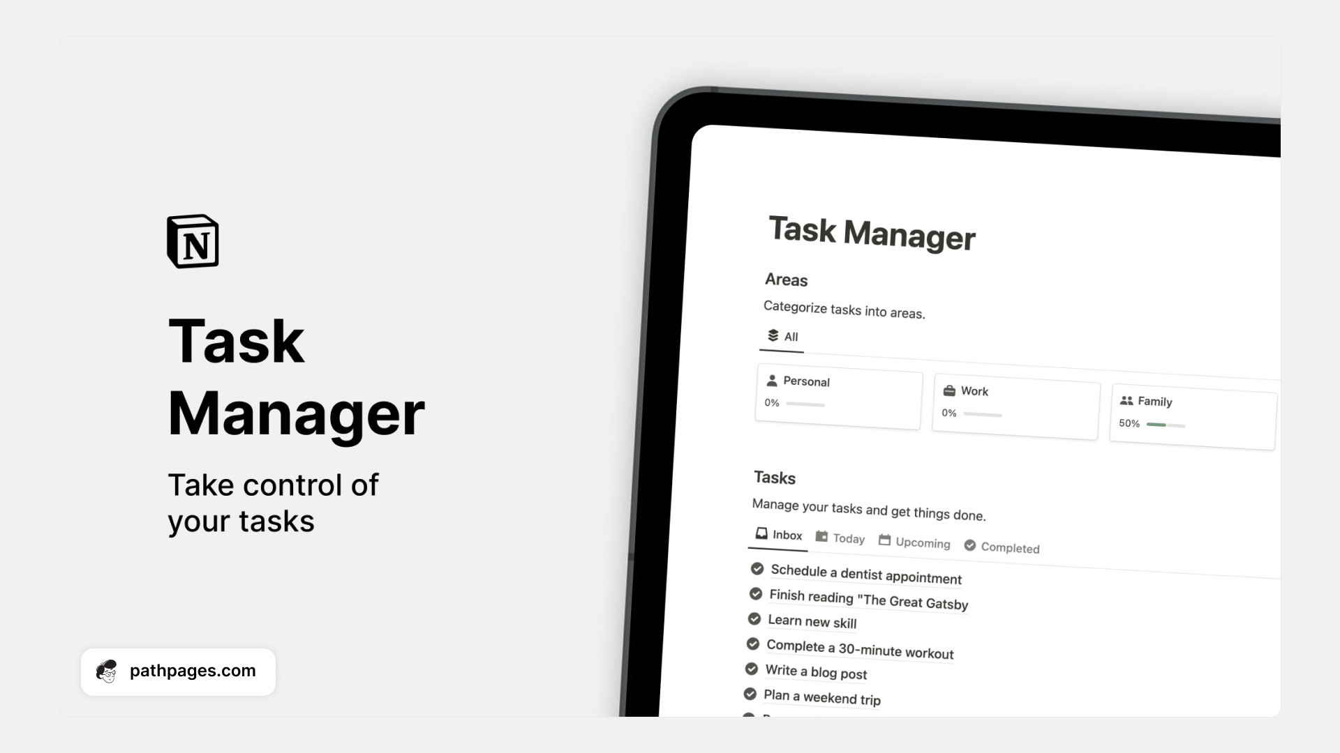 Free Notion Task Manager
