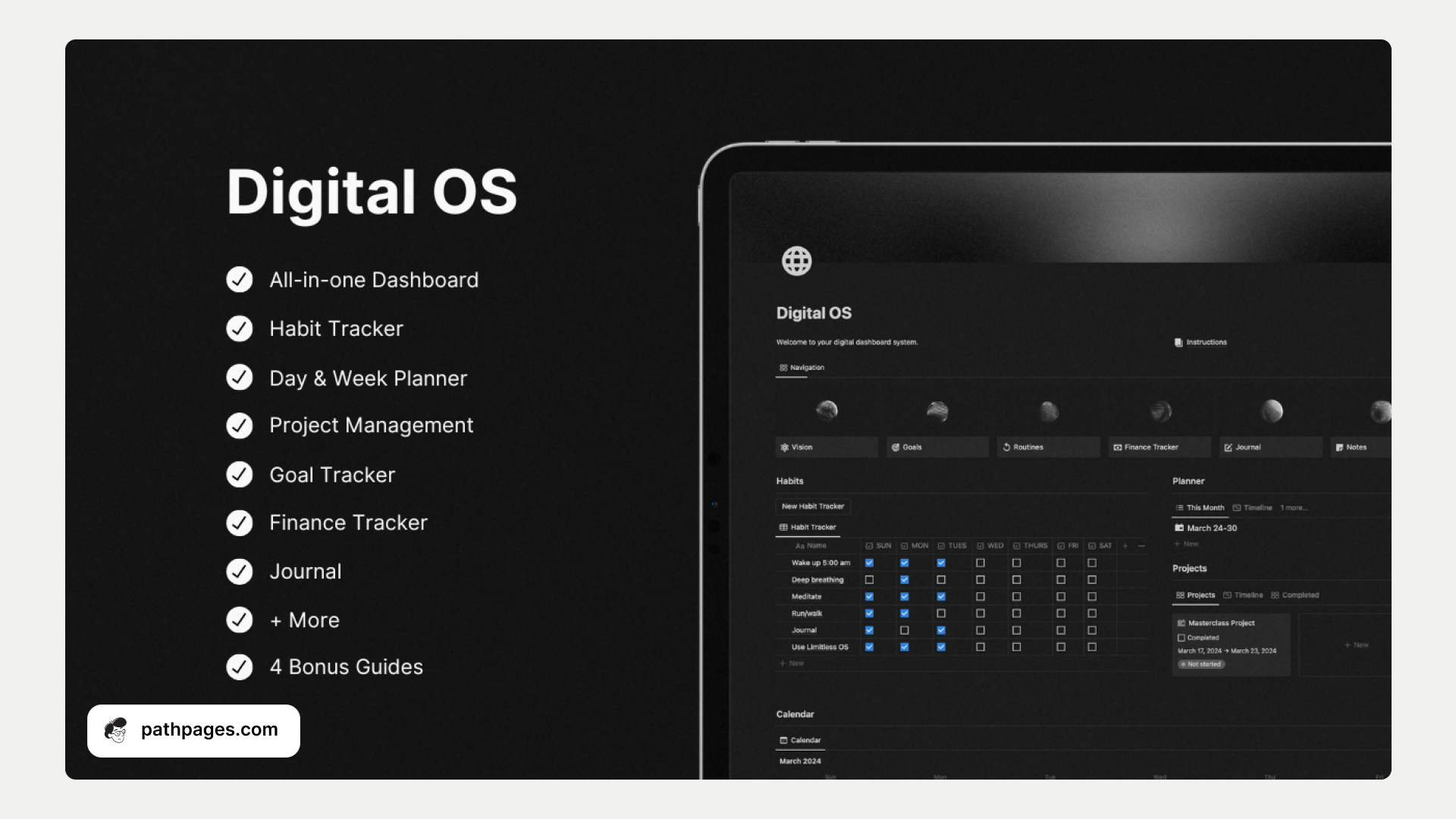 Digital OS Notion Template