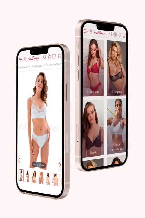 Fully responsive online shop interface