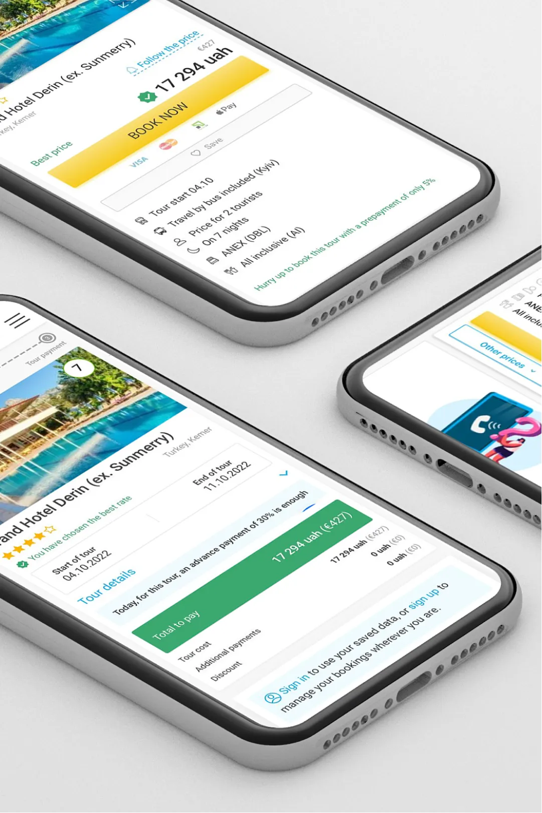 Increasing metrics of an online travel agency website