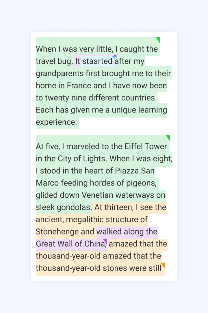 Redesign of AI application essay coach