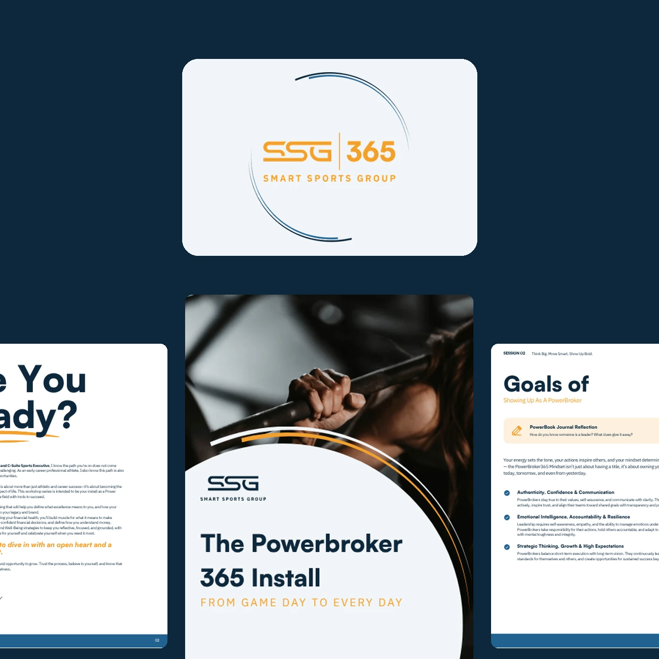 PowerBroker 365 logo above workbook pages for Smart Sports Group
