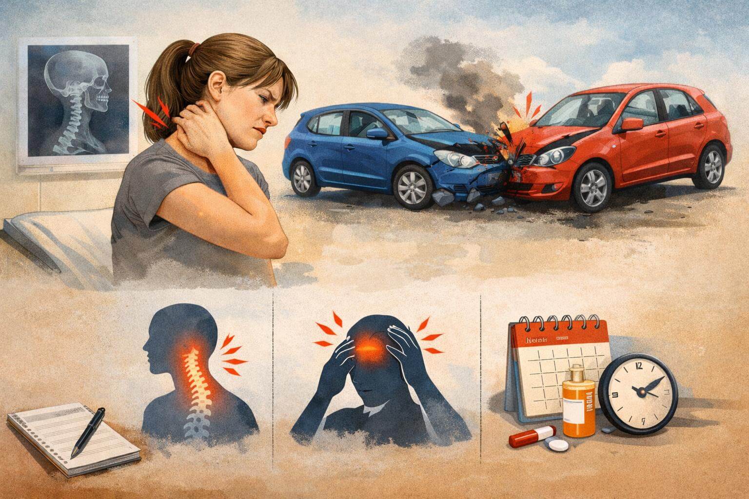 Whiplash na een auto-ongeluk: waarom blijven klachten bestaan?