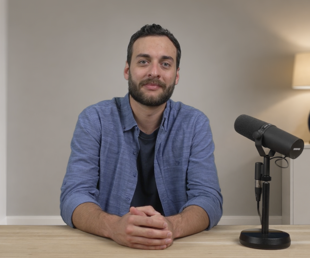 Videodeck spokesperson on a neutral set