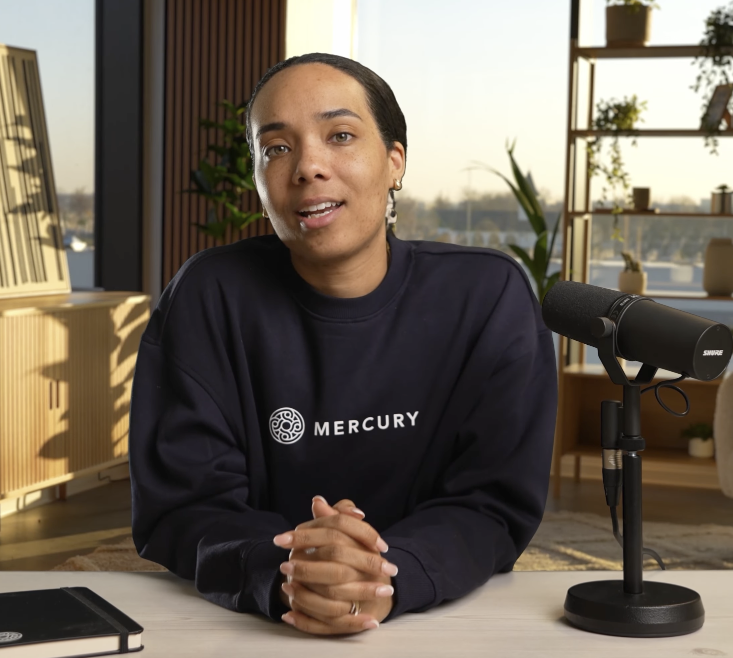 Videodeck spokesperson on a warm set