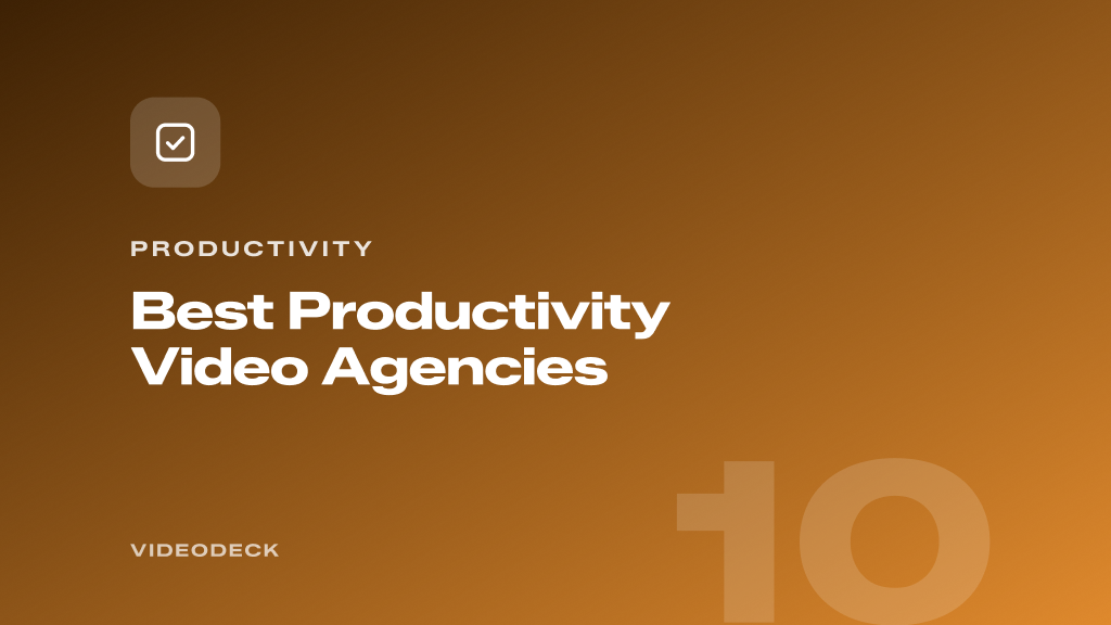 Best productivity software video agencies