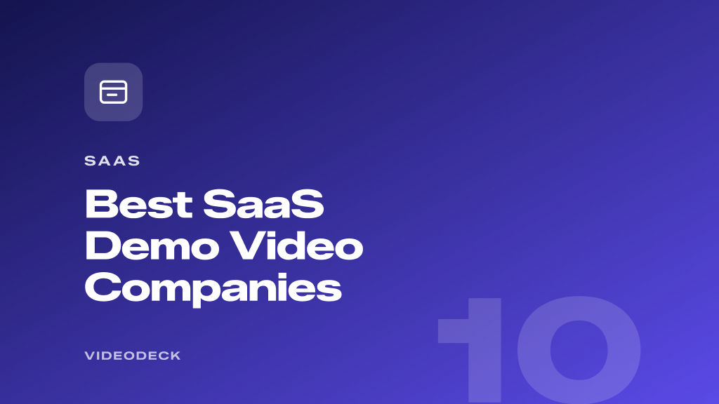 Best SaaS demo video companies
