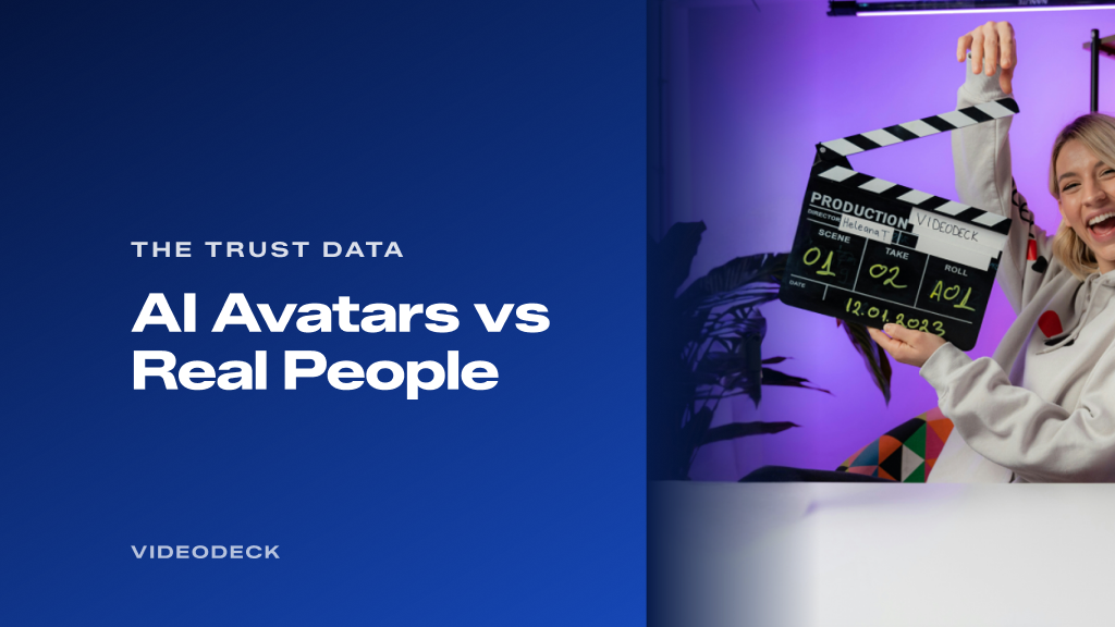 AI avatars versus real people