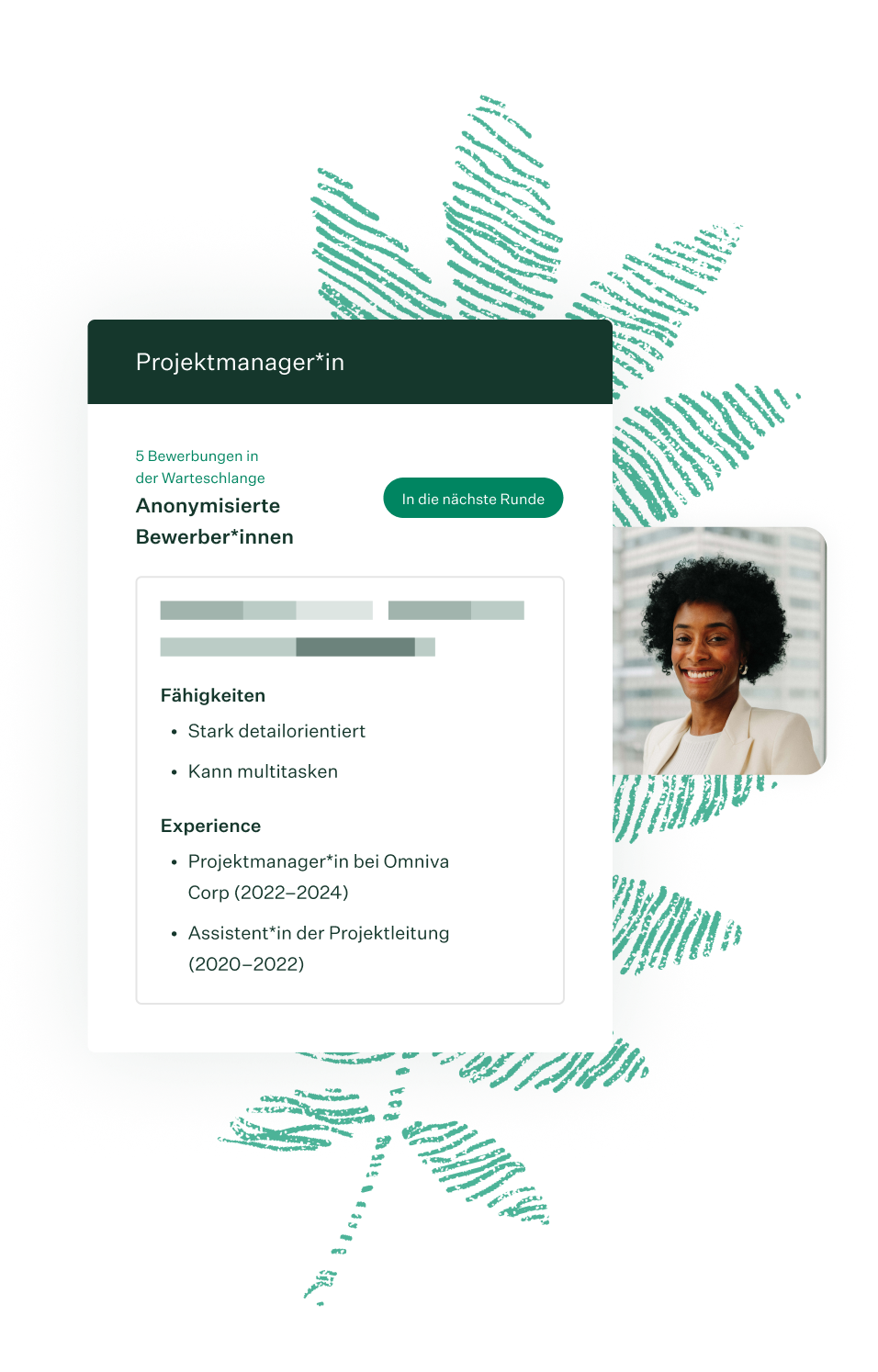 Greenhouse Resume Anonymization UI
