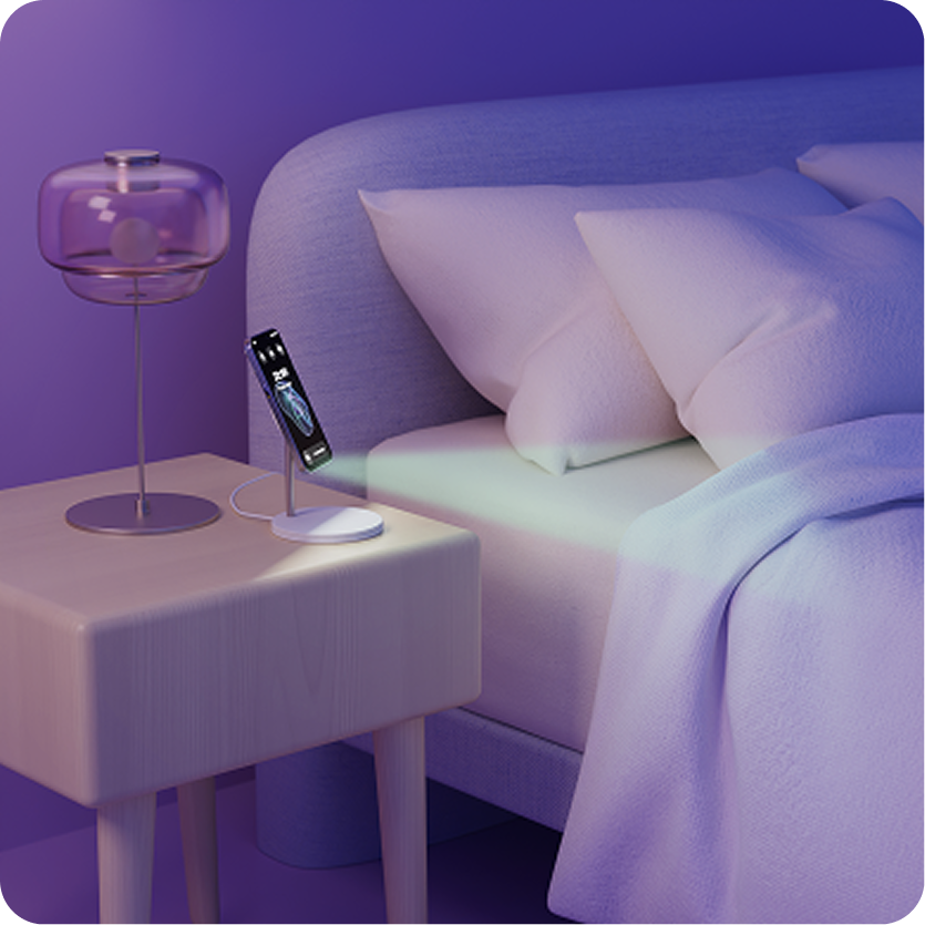 Phone mattress placement example