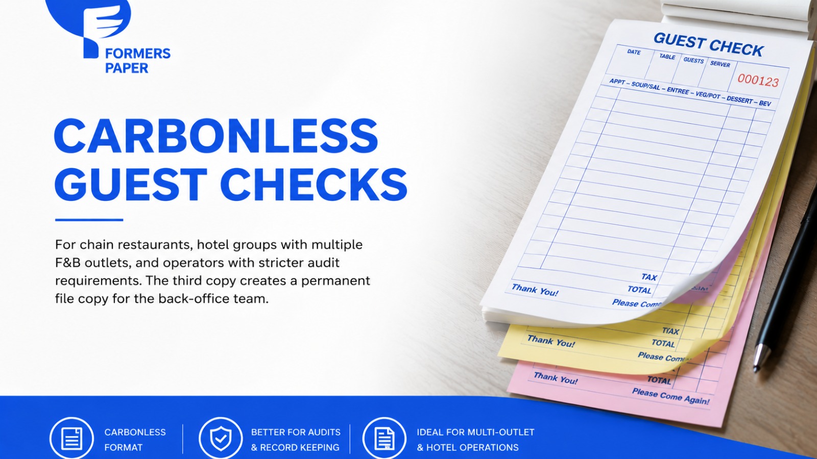 Carbonless Guest Checks