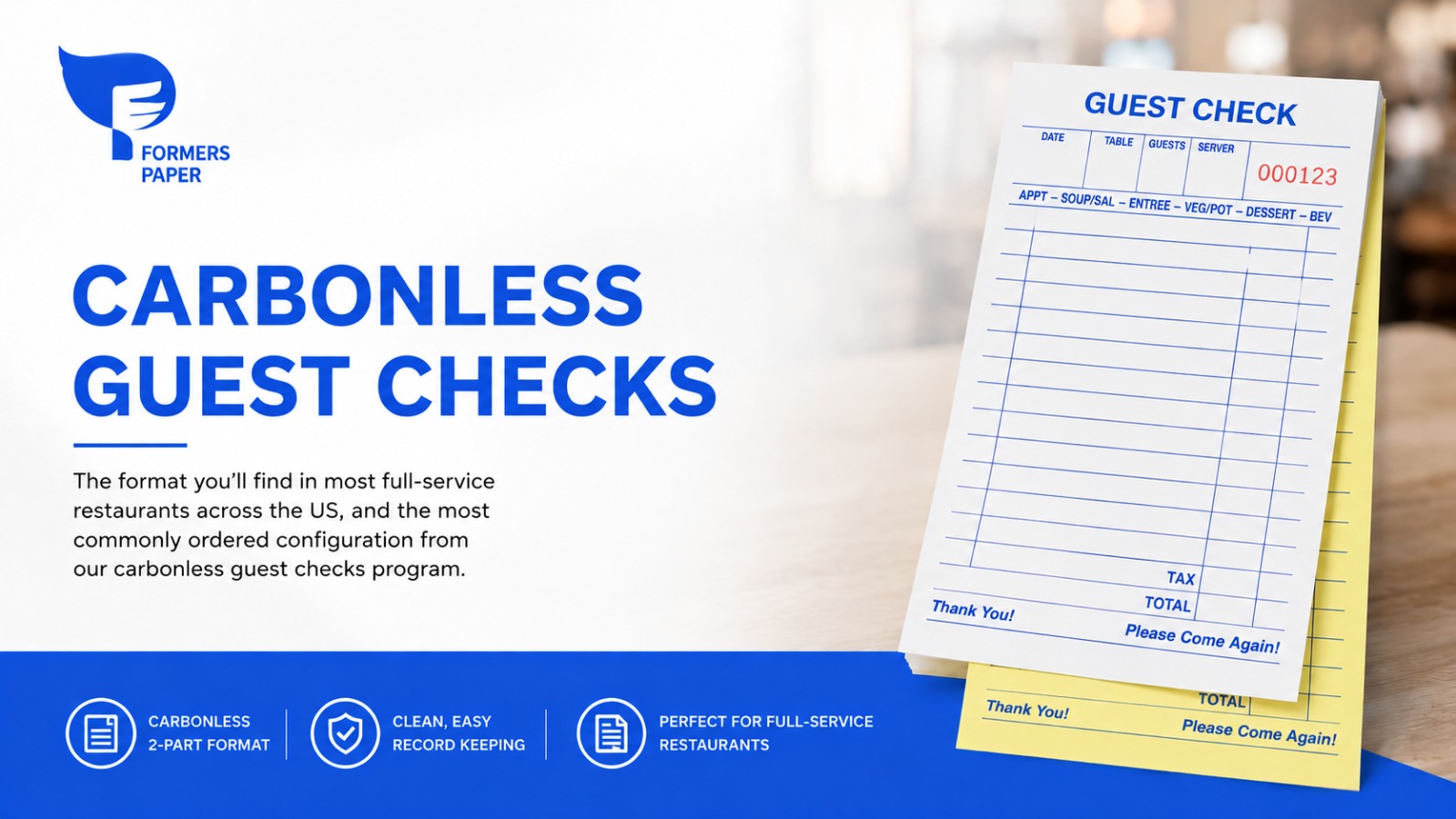 Carbonless Guest Checks