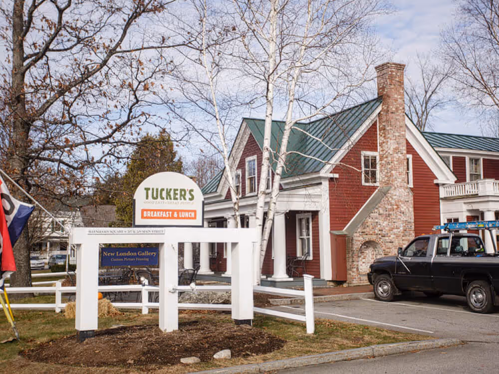 Exterior of New London, NH Restaurant