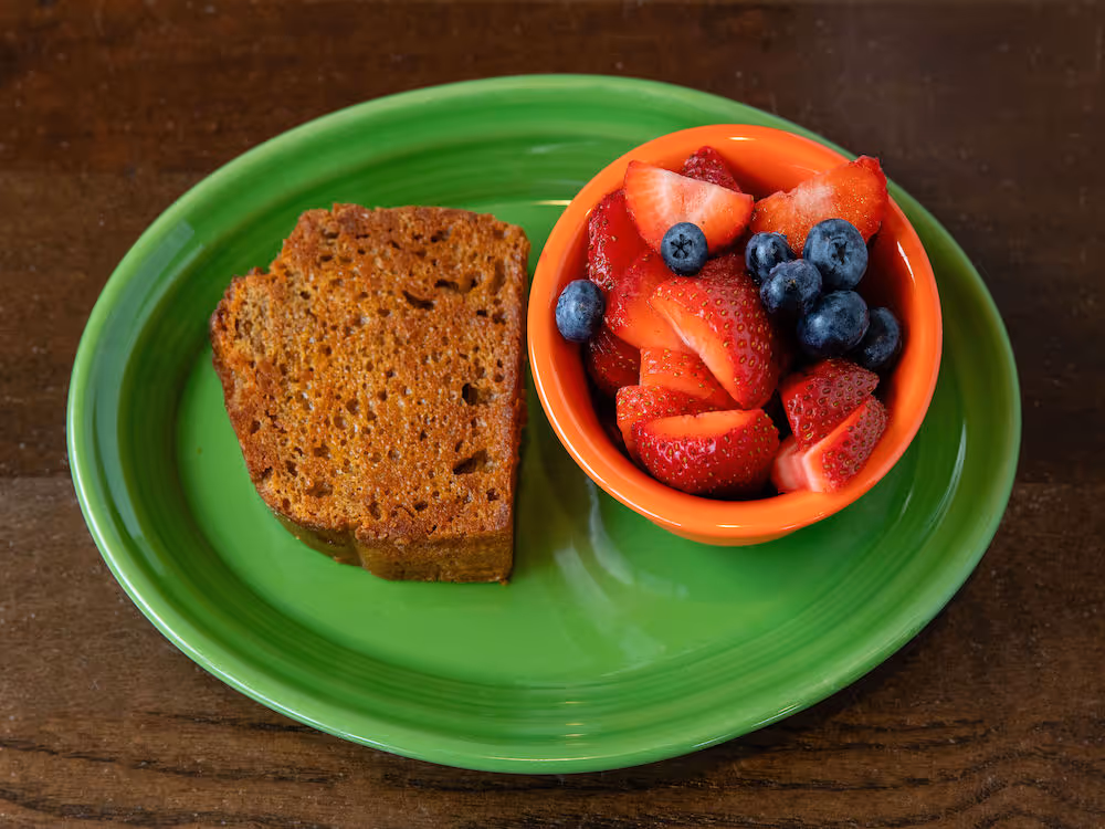 Mini Tea Bread & Berries