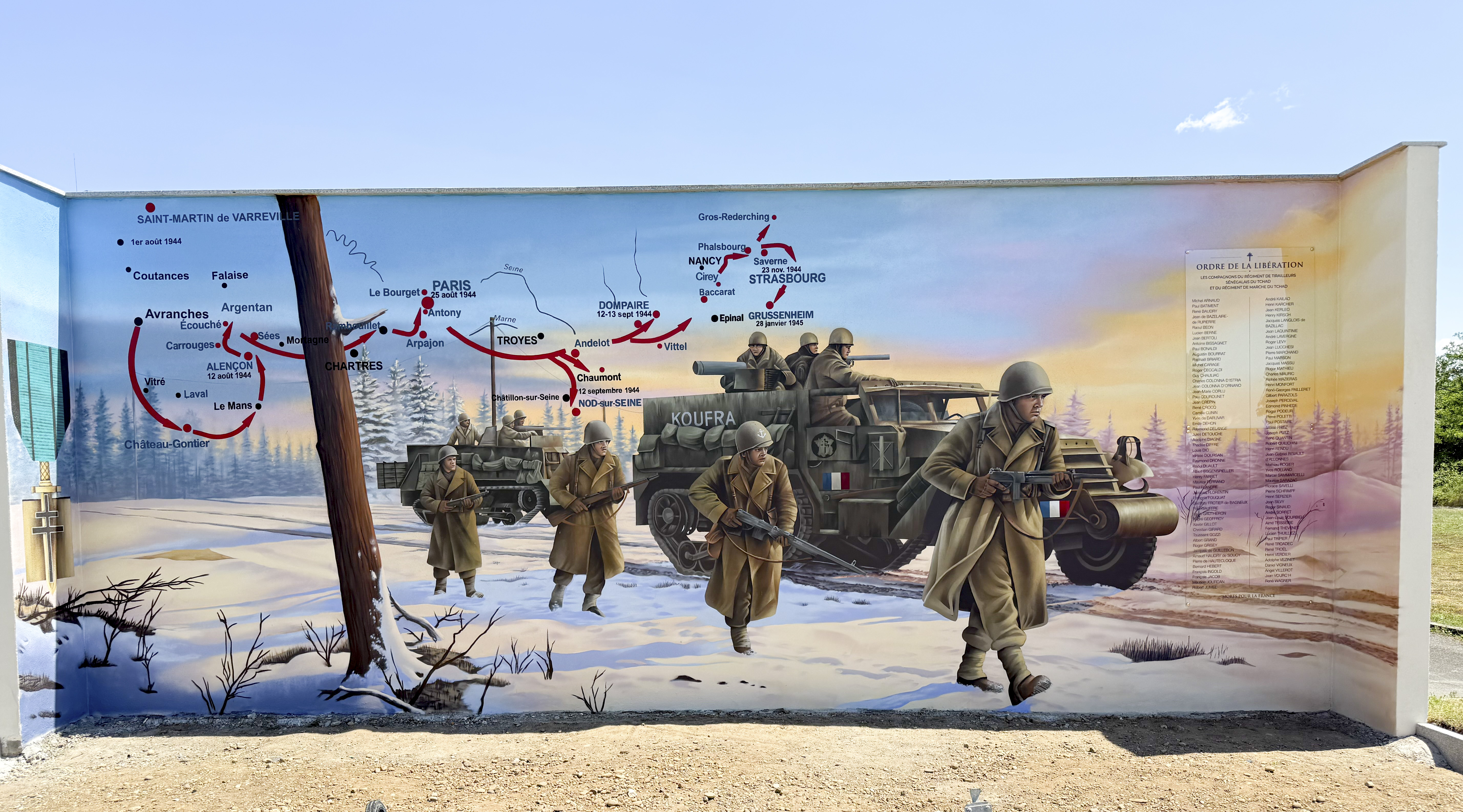 Fresque historique pour l'Armée française – Ma Touche Perso