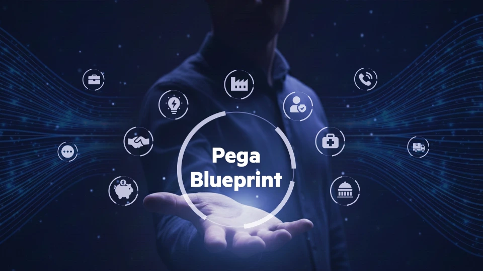 Pega Blueprint application design with EvonSys