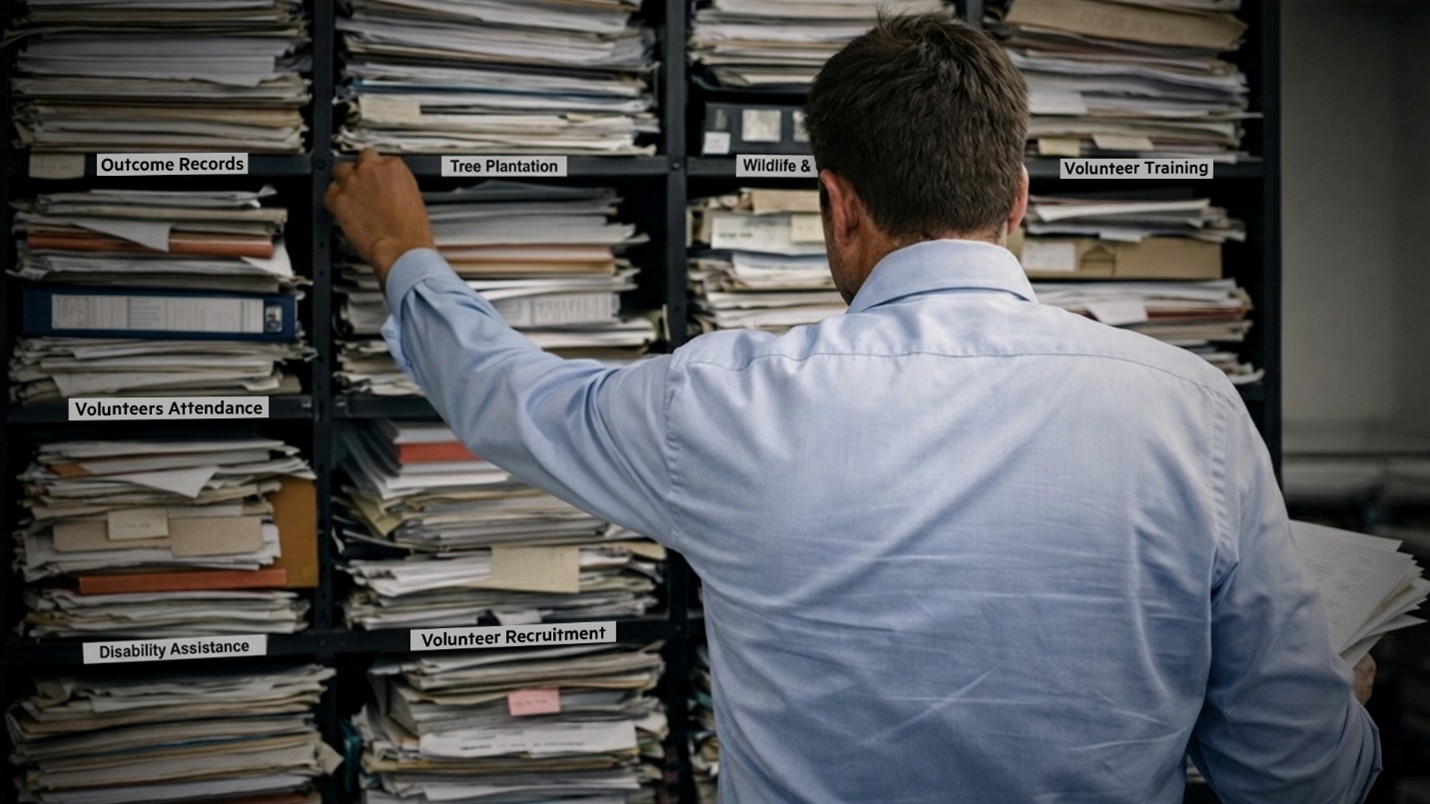 Nonprofit volunteer management challenges with spreadsheets