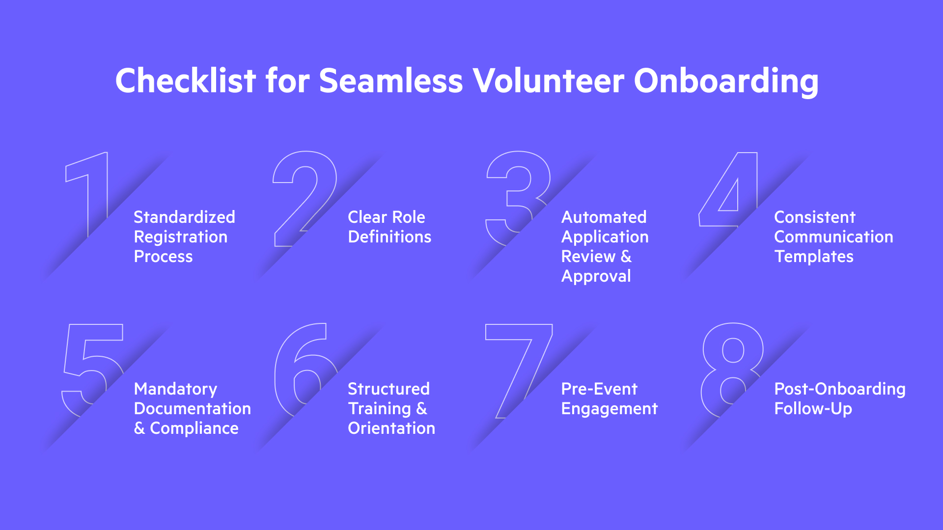 Checklist for seamless volunteer onboarding