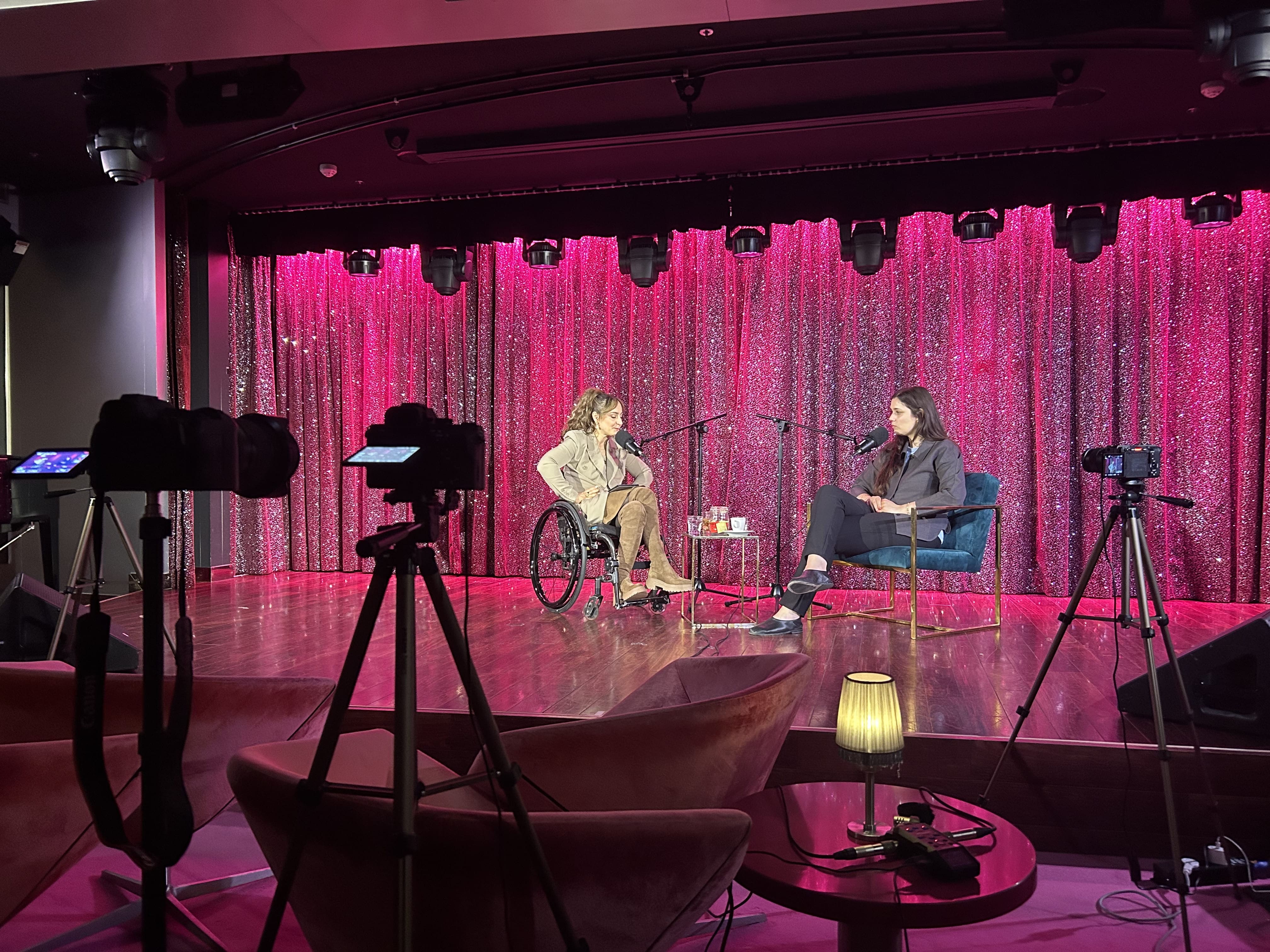 Red Bull Podcast Aufnahme mit Patrick Seabase