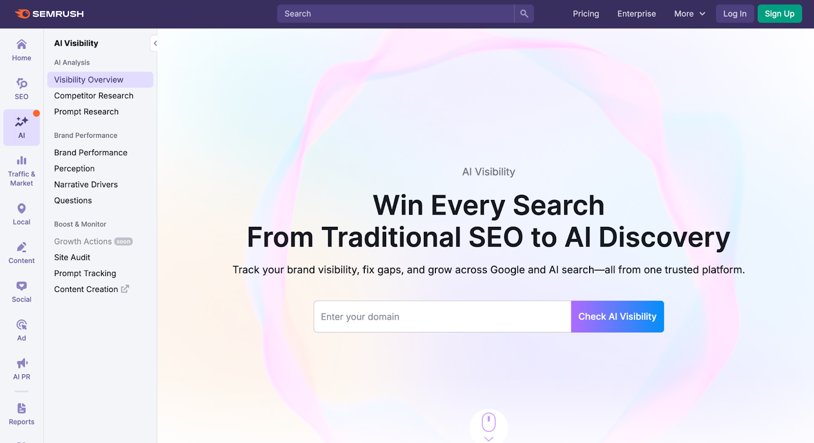 Semrush Website Screenshot