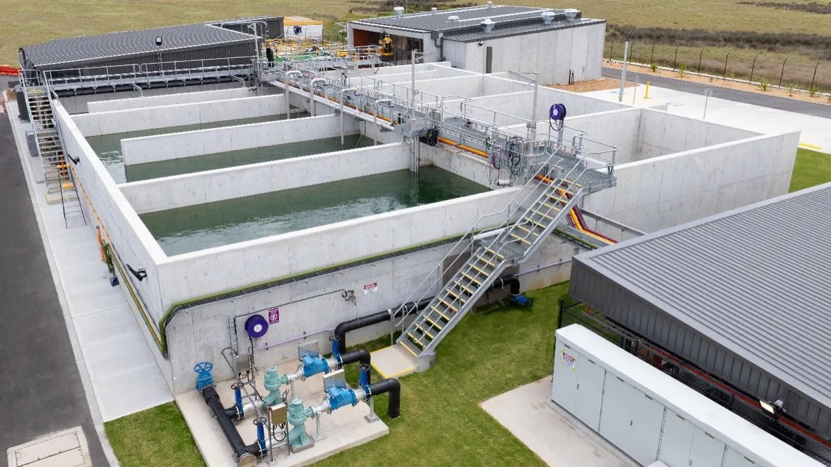 Recycled water treatment plant
