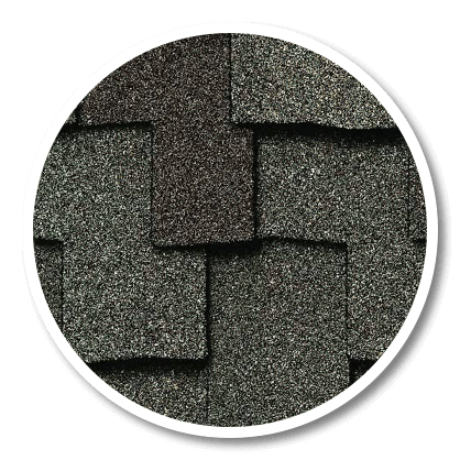 Zoomed in preview of luxury shingle design and color profile