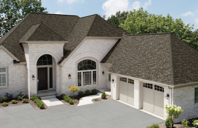 Home with new roof system