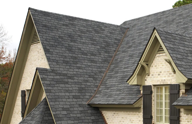 Home with new roof system