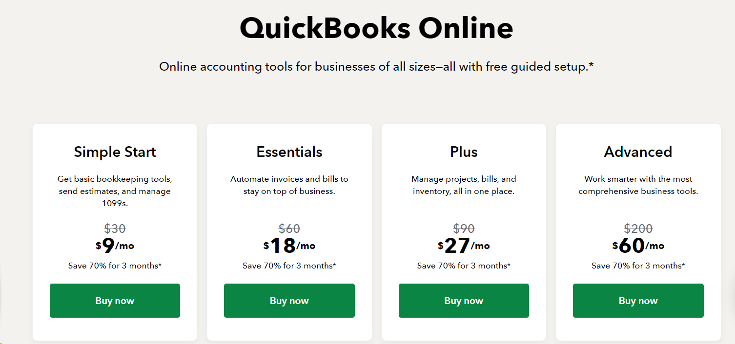 Quickbooks-pricing