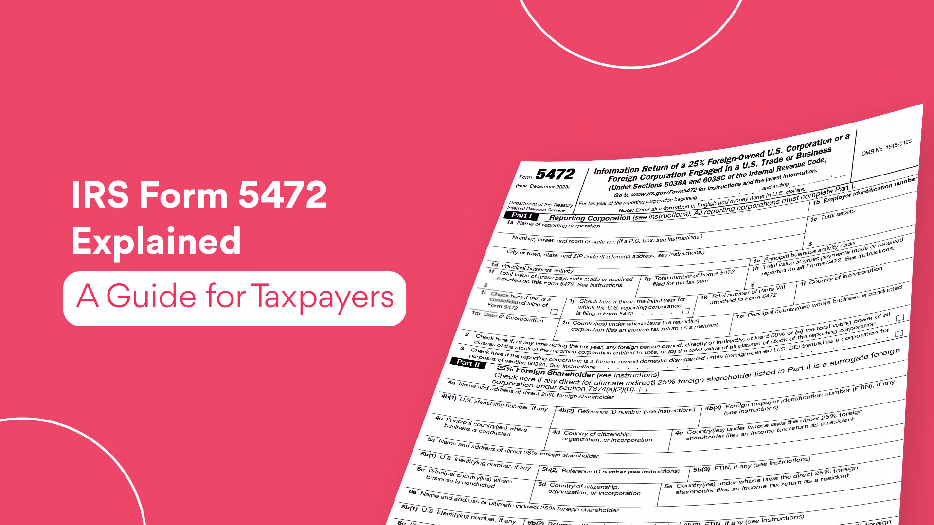 IRS Form 5472 Explained: A Step-by-Step Guide for Taxpayers