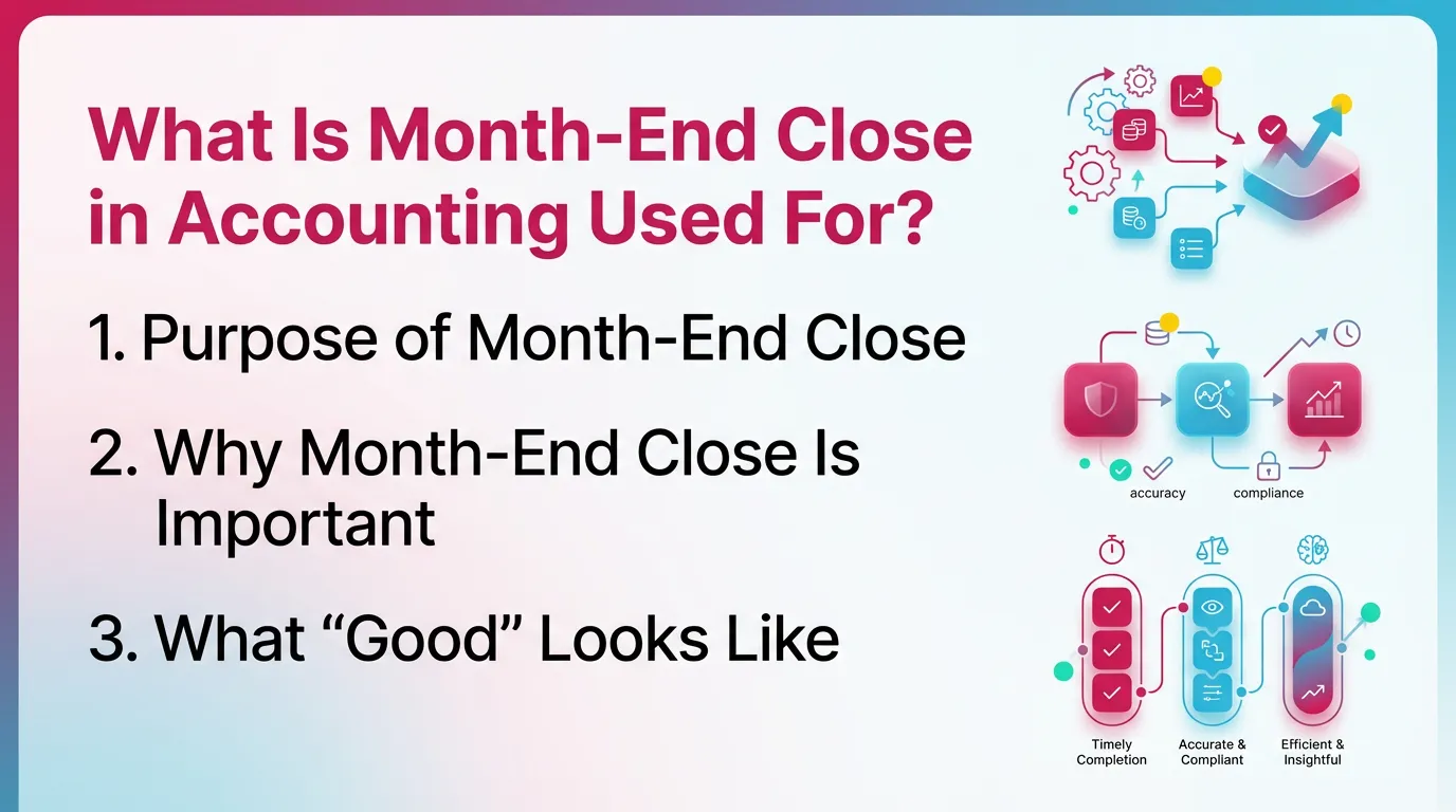 What Is Month End Close in Accounting Used For?