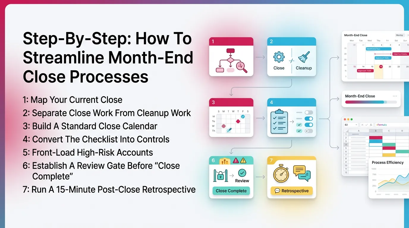 Step-By-Step: How To Streamline Month-End Close Processes