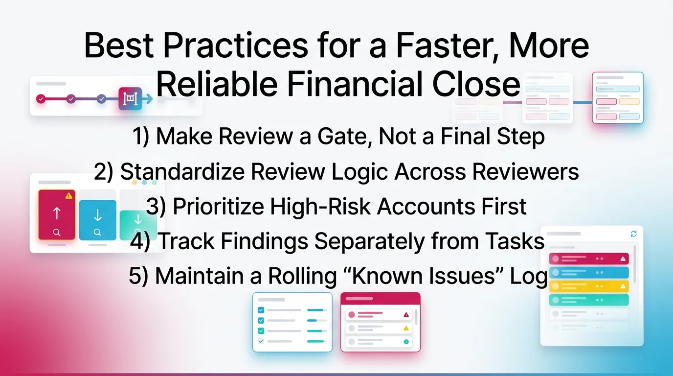 Best Practices for a Faster, More Reliable Financial Close