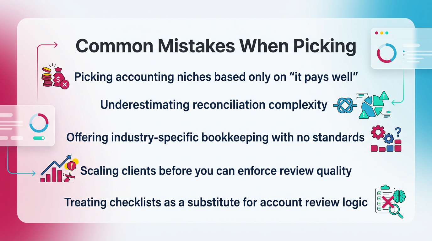 Common Mistakes When Picking Bookkeeping Niches