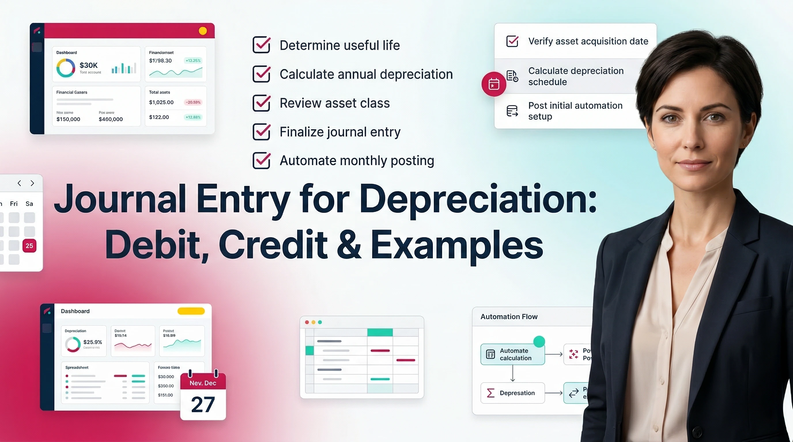 Journal Entry for Depreciation (Debit/Credit + Examples)