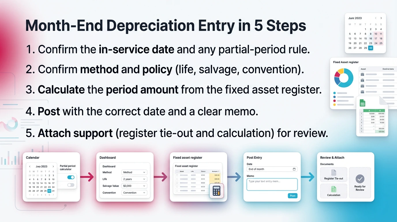 Month-End Depreciation Entry in 5 Steps