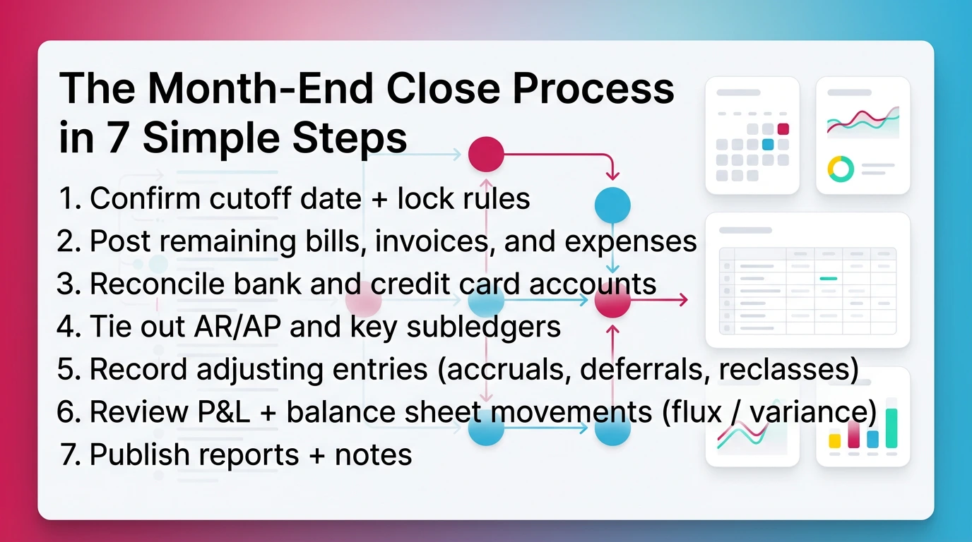 The Month-End Close Process in 7 Simple Steps