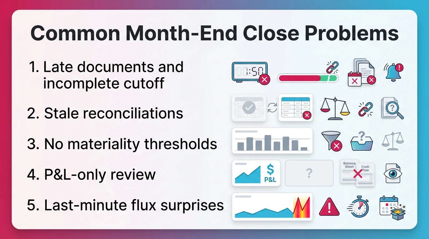 Common Month-End Close Problems