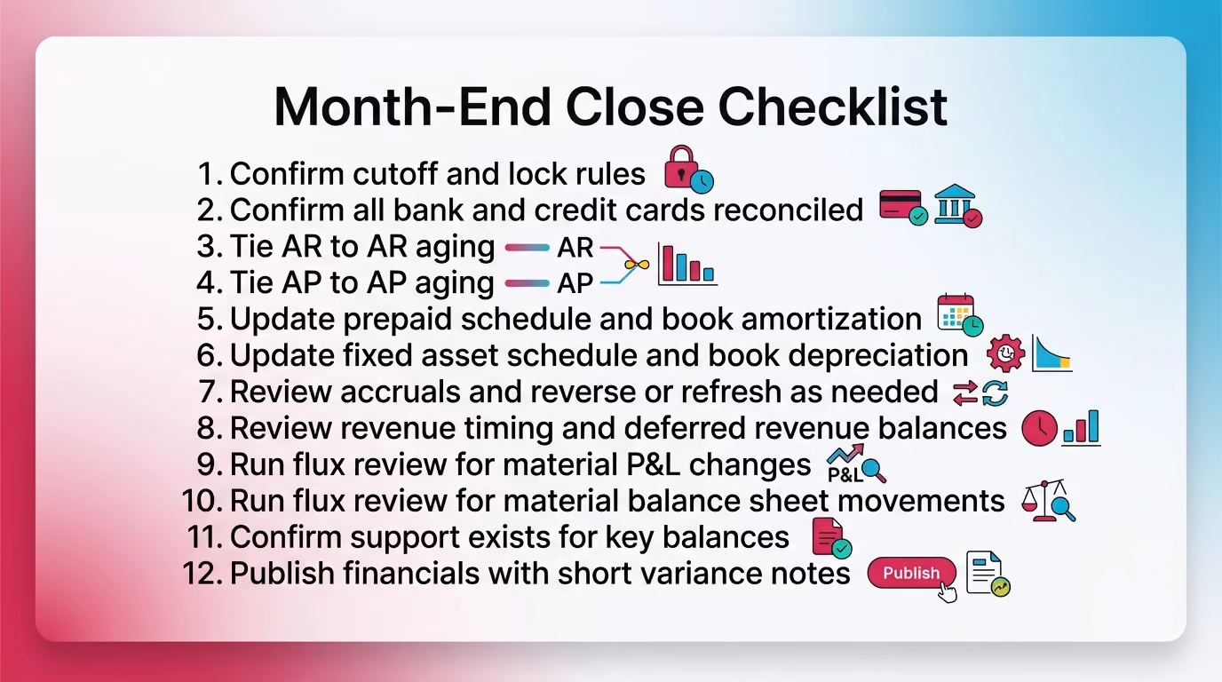 Month-End Close Checklist