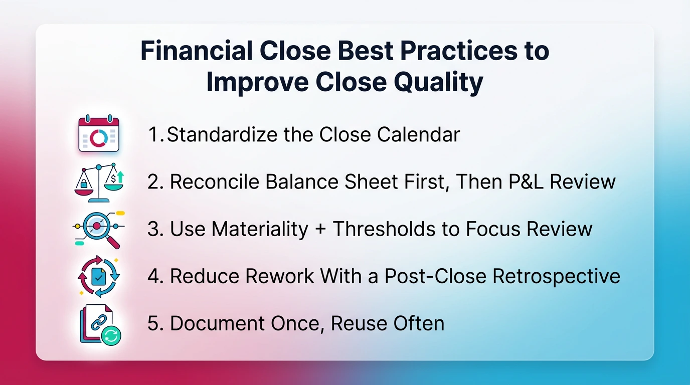 Financial Close Best Practices to Improve Close Quality