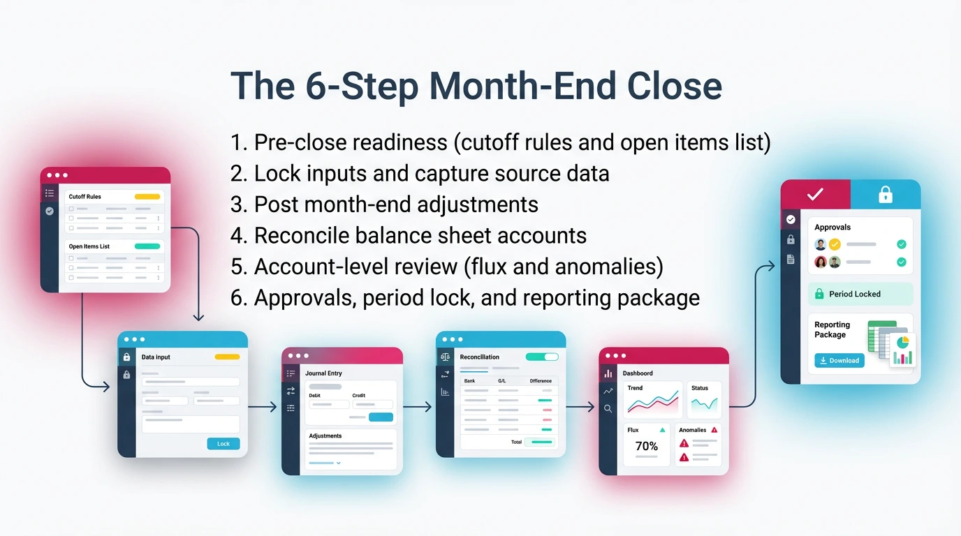 The 6-Step Month-End Close